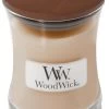 WoodWick White Honey Mini Candle