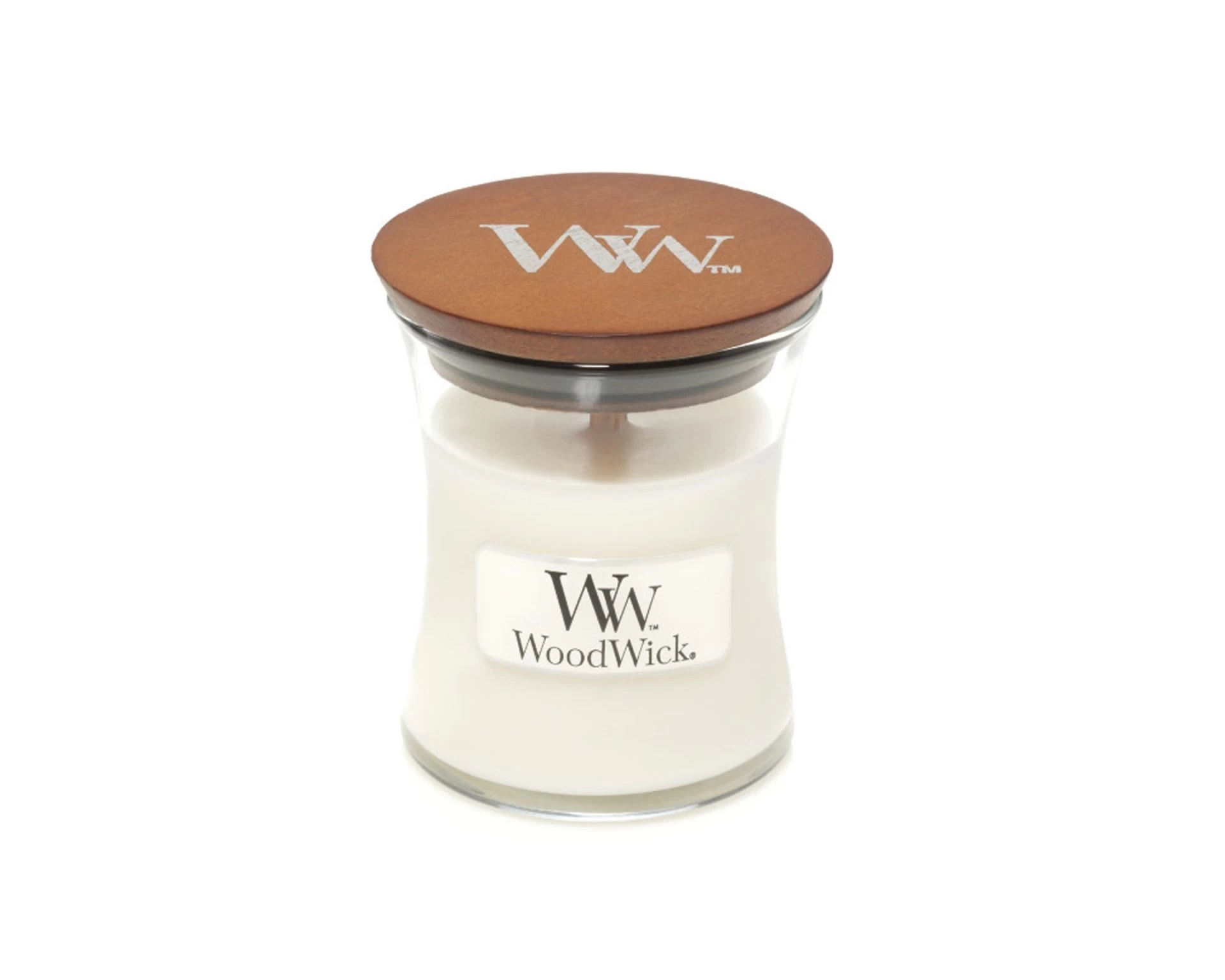 WoodWick White Teak Mini Candle 4 WoodWick White Teak Mini Candle - Afbeelding 2