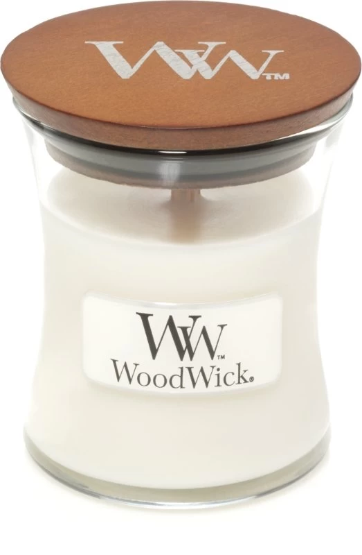 WoodWick White Teak Mini Candle 3 WoodWick White Teak Mini Candle