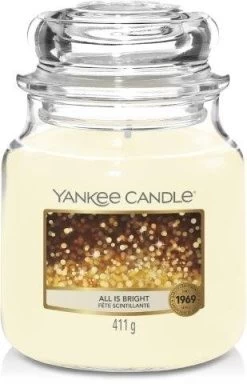 Yankee Candle All Is Bright Medium Jar