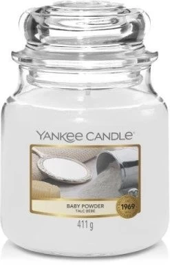 Yankee Candle Baby Powder Medium Jar