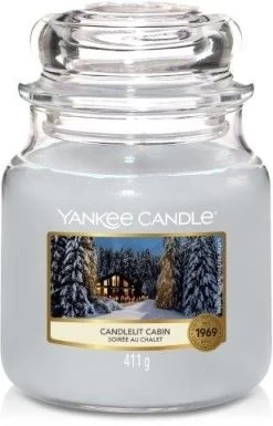Yankee Candle Candlelit Cabin Medium Jar