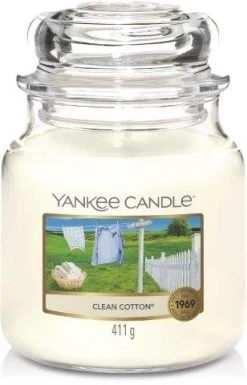 Yankee Candle Clean Cotton Medium Jar